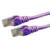Dynamix PLP-C6A-3 Cat6 RJ45 Patch Lead - 3m - Purple UTP - T568A - 250MHz - 24AWG - Slimline - Snagless - Gold Plated Dynamix PLP-C6A-3 Cat6 RJ45 Patch Lead - 3m - Purple UTP - T568A - 250MHz - 24AWG - Slimline - Snagless - Gold Plated