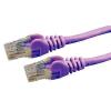 Dynamix PLP-C6A-TQ Cat6 RJ45 Patch Lead - 75cm - Purple UTP - T568A - 250MHz - Slimline - Snagless - Gold Plated Dynamix PLP-C6A-TQ Cat6 RJ45 Patch Lead - 75cm - Purple UTP - T568A - 250MHz - Slimline - Snagless - Gold Plated