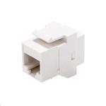 Dynamix A-RJ45C6NWH Cat6 Rated RJ45 8C Joiner,  2-Way (2x RJ45 Sockets)  Colour White