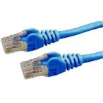 Dynamix PLE-C6A-12H Cat6 RJ45 Patch Lead - 12.5m - Blue UTP - T568A - 250MHz - Slimline - Snagless - Gold Plated