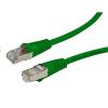 Dynamix PLG-AUGS-PP Cat6A RJ45 Patch Lead - 30cm - Green S/FTP - Shielded - 10G - 26AWG - 500MHz - Gold Plated Dynamix PLG-AUGS-PP Cat6A RJ45 Patch Lead - 30cm - Green S/FTP - Shielded - 10G - 26AWG - 500MHz - Gold Plated