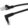 Dynamix PLKRA-C6-1H Cat6 RJ45 Patch Lead - 1.5m - Black UTP - T568A - 250MHz - Right Angled - Gold Plated Dynamix PLKRA-C6-1H Cat6 RJ45 Patch Lead - 1.5m - Black UTP - T568A - 250MHz - Right Angled - Gold Plated