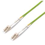 Dynamix FL-LCLCOM5-0 OM5 LC to LC Fibre Lead - 50cm - Lime Green 50 Micron - Duplex - Multimode - LSZH Jacket