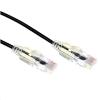 Dynamix PLSK-C6-3 Cat6A RJ45 Patch Lead - 3m - Black UTP - 10G - 30AWG - Ultra-Slim - Gold Plated - PoE 802.3af Dynamix PLSK-C6-3 Cat6A RJ45 Patch Lead - 3m - Black UTP - 10G - 30AWG - Ultra-Slim - Gold Plated - PoE 802.3af