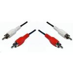 Dynamix CA-2RCA-10 Audio 2 RCA to 2 RCA Cable - 10m - Red & White