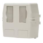 Dynamix FMT-UK-2PV2  2 Port Unloaded Keystone Surface Mount Enclosure.