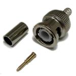 Dynamix BNC-CTC75 BNC RG59 / 62 Crimp Connector 3 piece  for TV or CCTV applications