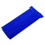 Dynamix CAB200V-BLUE Hook & Loop Cable Tie - 200mm x 13mm - Blue - (10 Pack)