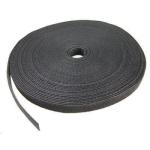Dynamix CAB2020V 20M Roll of Hook and Loop Fastener Tape, 20mm width,     dual sided, BLACK colour