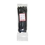 Dynamix CAB250B 250mm x 4.8mm Cable Tie (Packs of   100) BLACK Colour - UV Resistant