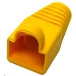 DYNAMIX YELLOW RJ45 Strain Relief Boot (6.0mm Outside Diameter). 20pk bag.