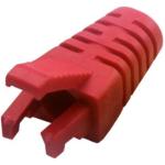 Dynamix SRS-BV2-RED-20 RED RJ45 Strain Relief Boot - Slimline with Clip Protector (6.0mm Outside Diamter) 20pk Bag