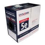 Dynamix C-C5EEXT-SLDBK Cat5e UTP External Solid Cable - 305m - Black 24AWG x 4P - 100MHz - UV Stabilised - PE Jacket