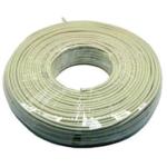 DYNAMIX 100m Cat5e Ivory UTP SOLID Cable Roll 100MHz, 24AWGx4P, PVC CM UL Rated Jacket, Supplied as a Roll.