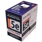 Dynamix C-C5E-SLDBLUE Cat5e UTP Solid Cable Roll - 305m - Blue 100MHz - 24AWG x 4P - PVC Jacket - Supplied in Pull Box