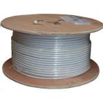 Dynamix C-RG6-152 WH 75 Ohm RG6 Shielded Cable Roll - 152m - White 18 AWG Solid Core - Foil and Braid Shield