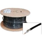 Dynamix C-RG6-305 75 Ohm RG6 Shielded Cable Roll - 305m - Black 18 AWG Solid Core - Foil and Braid Shield - SKY Approved