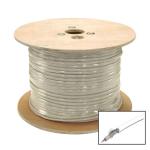 Dynamix C-RG6-305 WH 75 Ohm RG6 Shielded Cable Roll - 305m - White 18 AWG Solid Core - Foil and Braid Shield - SKY Approved
