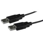 Dynamix C-U2AA-1 1M USB 2.0 Type A Male to Type A Male Cable to connect USB devices to a PC or another USB device.