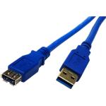 Dynamix C-U3-2 2M USB3.0 Type A Male to Female Extension Cable. Colour Blue