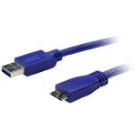 Dynamix C-U3MICB-2 2M USB3.0 Type Micro B Male to Type A Male Connector - Colour Blue
