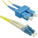 Dynamix FSM-LCSC-2 OS1 LC to SC Fibre Lead - 2m - Yellow 9 Micron - Duplex - Singlemode - G657A1 Bend Insensitive - LSZH Jacket