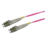 Dynamix FL-LCLCOM4-2 OM4 LC to LC Fibre Lead - 2m - Raspberry Pink 50 Micron - Duplex - Multimode