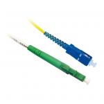 Dynamix FSM-LCASC-3 3M 9 LC APC/SC Duplex Single Mode G657A1 Bend Insensitive Fibre Lead. Yellow LSZH Jacket