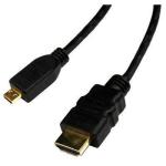 Dynamix C-HDMI-MIC-1 1m HDMI to HDMI Micro Cable v1.4, Colour Black