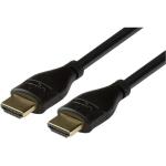 Dynamix C-HDMIHSE-2 2m HDMI 10Gbs Slimline High-Speed Cable with Ethernet - Max Res: 4K2K24/30Hz (3840x2160) 8 Audio channels - 8bit colour depth - Supports CEC, 3D, ARC, Ethernet