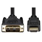 Dynamix C-HDMIDVI-3 Single Link HDMI to DVI-D Male Cable - 3m 18+1 Pin - Max Res 1080p 60Hz - Bi-directional