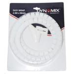 Dynamix EW-20RW 2.5Mx20mm Easy Wrap - Cable Management Solution, Blister Retail Packaging, WHITE Colour