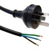 Dynamix C-PB3C15-2 3 Core 1.5mm 3 Pin Plug to Bare End Cable - 2m - Black SAA Approved Dynamix C-PB3C15-2 3 Core 1.5mm 3 Pin Plug to Bare End Cable - 2m - Black SAA Approved