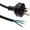 Dynamix C-PB3C10-3 3 Core 1mm 3 Pin Plug to Bare End Cable - 3m - Black SAA Approved Dynamix C-PB3C10-3 3 Core 1mm 3 Pin Plug to Bare End Cable - 3m - Black SAA Approved