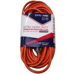 Dynamix PEXT-EHD20 20M 240v Extra Heavy Duty Power Extension Lead (3 Core 1.5mm) Power-On LED in Clear Moulded Plastic AU/NZ