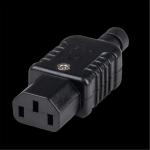 Dynamix PA-IEC13 Re-wireable IEC Female C13  10A trailing socket. Termination: screw terminals
