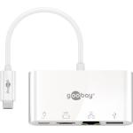 Goobay 51772 USB-C Multiport Adapter HDMI + Ethernet PD - 3A 60W