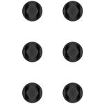 Goobay 70362 Cable Management Clip - Black - 6 Piece Set 2 Slots - Mini