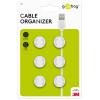 Goobay 70364 Cable Management Clip - White - 6 Piece Set 2 Slots - Mini Goobay 70364 Cable Management Clip - White - 6 Piece Set 2 Slots - Mini