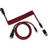 Keychron CAB-2 Premium Coiled Straight Aviator Cable - Red Keychron CAB-2 Premium Coiled Straight Aviator Cable - Red
