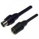 Dynamix CA-RF-MF2 2M RF Coaxial Male to Female TV EXTENSION aerial cable
