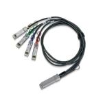 Mellanox Passive Copper Hybrid Cable, ETH 100GbE to 4x25GbE, QSFP28 to 4xSFP28, 1m, Colored, 30AWG, CA-N