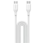 Momax 1-Link Flow 60W USB-C Cable - 1.2m - White PD Fast Charging - Translucent Design - High Quality TPE & Silicon - Supports Apple iPhone / iPad Pro / iPad Air / Samsung / Oppo / Oneplus / Nothing Phone