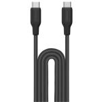 Momax 1-Link Flow 100W 2M USB-C To USB-C PD Fast Charging Cable Black Durable Premium Braided Nylon, Support Apple iPhone, iPad Pro. iPad Air, Samsung, Oppo, Oneplus, Nothing phone Fast Charging, Translucent design,