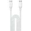Momax 1-Link Flow 100W USB-C Cable - 3m - White PD Fast Charging - Durable Premium Braided Nylon - Translucent Design - Supports Apple iPhone / iPad Pro / iPad Air / Samsung / Oppo / Oneplus / Nothing Phone Momax 1-Link Flow 100W USB-C Cable - 3m - White PD Fast Charging - Durable Premium Braided Nylon - Translucent Design - Supports Apple iPhone / iPad Pro / iPad Air / Samsung / Oppo / Oneplus / Nothing Phone