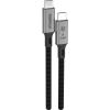 Momax Elite 100W USB-C Cable - 1m - Black PD Fast Charging - Up to 20Gbps - 4K 60Hz - Durable Braided Nylon - Supports Apple iPhone / Samsung Phones Momax Elite 100W USB-C Cable - 1m - Black PD Fast Charging - Up to 20Gbps - 4K 60Hz - Durable Braided Nylon - Supports Apple iPhone / Samsung Phones