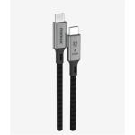 Momax Elite 100W USB-C Cable - 2m - Black PD Fast Charging - Up to 20Gbps - 4K 60Hz - Durable Braided Nylon - Supports Apple iPhone / Samsung Phones