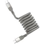 Momax Mag Link 100W USB-C Cable - 2m - Titanium PD Fast Charging - Magnetic - Durable Triple Braided Nylon - Supports iPhone / Samsung / Google / Oppo / Oneplus
