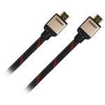 PUDNEY Premium - 4K 30Hz - Ethernet HDMI Cable - 1m - Black High-Speed Ethernet - PVC
