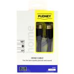 PUDNEY High Speed HDMI Cable with Ethernet Plug to Plug 1 Metre